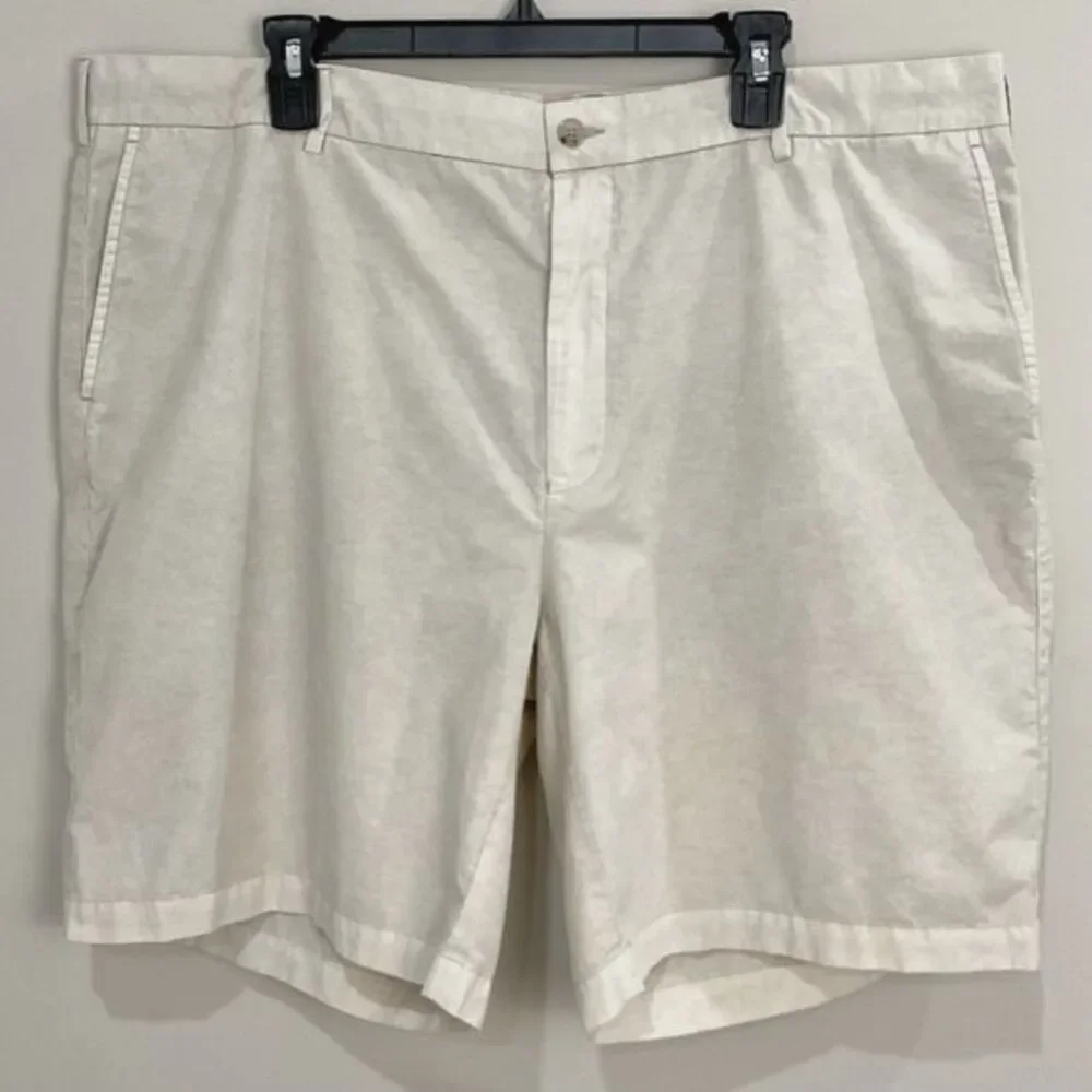 Peter Millar Seaside Khaki Shorts Poplin Men's Sz 42 Classic Fit Preppy Golf